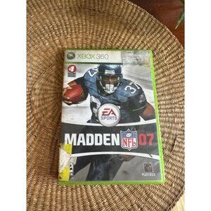 Xbox 360 Madden 07 NFL video game